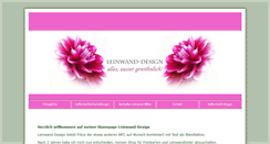 Desktop Screenshot of leinwand-design.ch